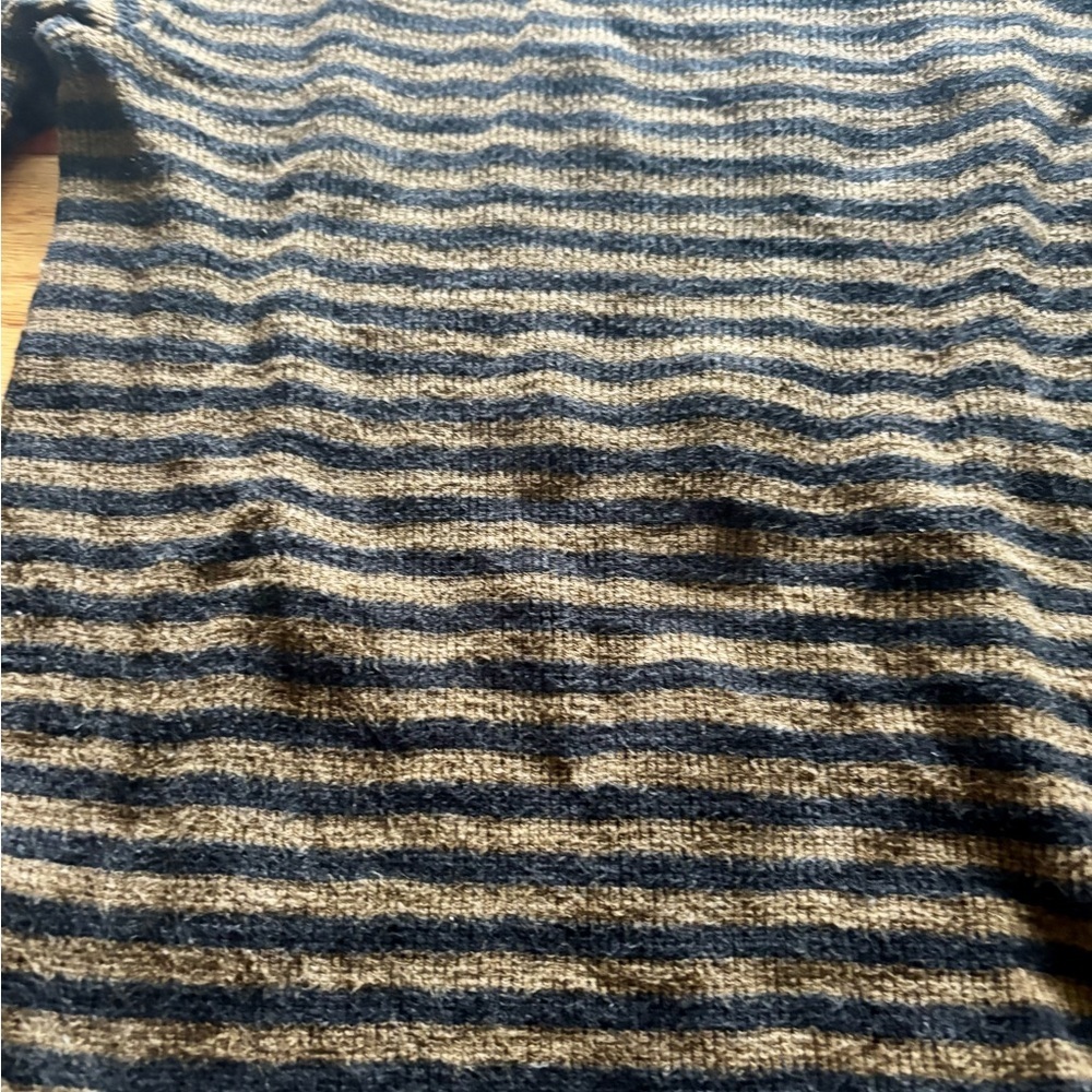 Vince Striped Sweater - Pima Cotton - Medium - Picture 2 of 8